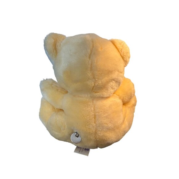 Crib Pals Vintage 1988 Yellow Wind up Musical Teddy Bear Plush WORKS - Picture 3 of 10
